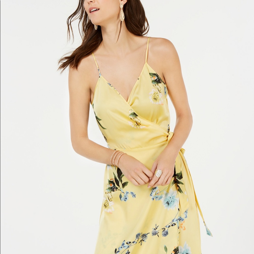 INC Ruffle Hem Wrap Dress 👗